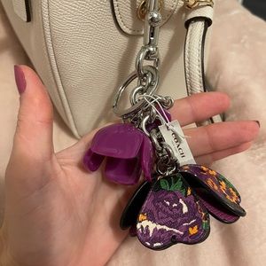 Coach clip on keychain NWT